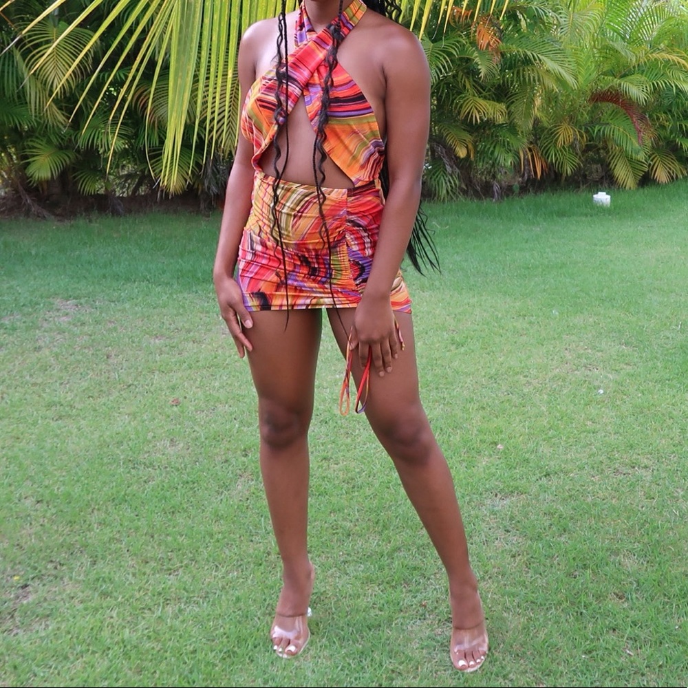 Multi color dress